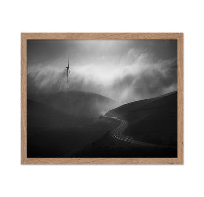 Foggy Winding Road