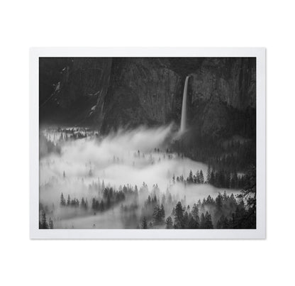 Misty Waterfall Valley