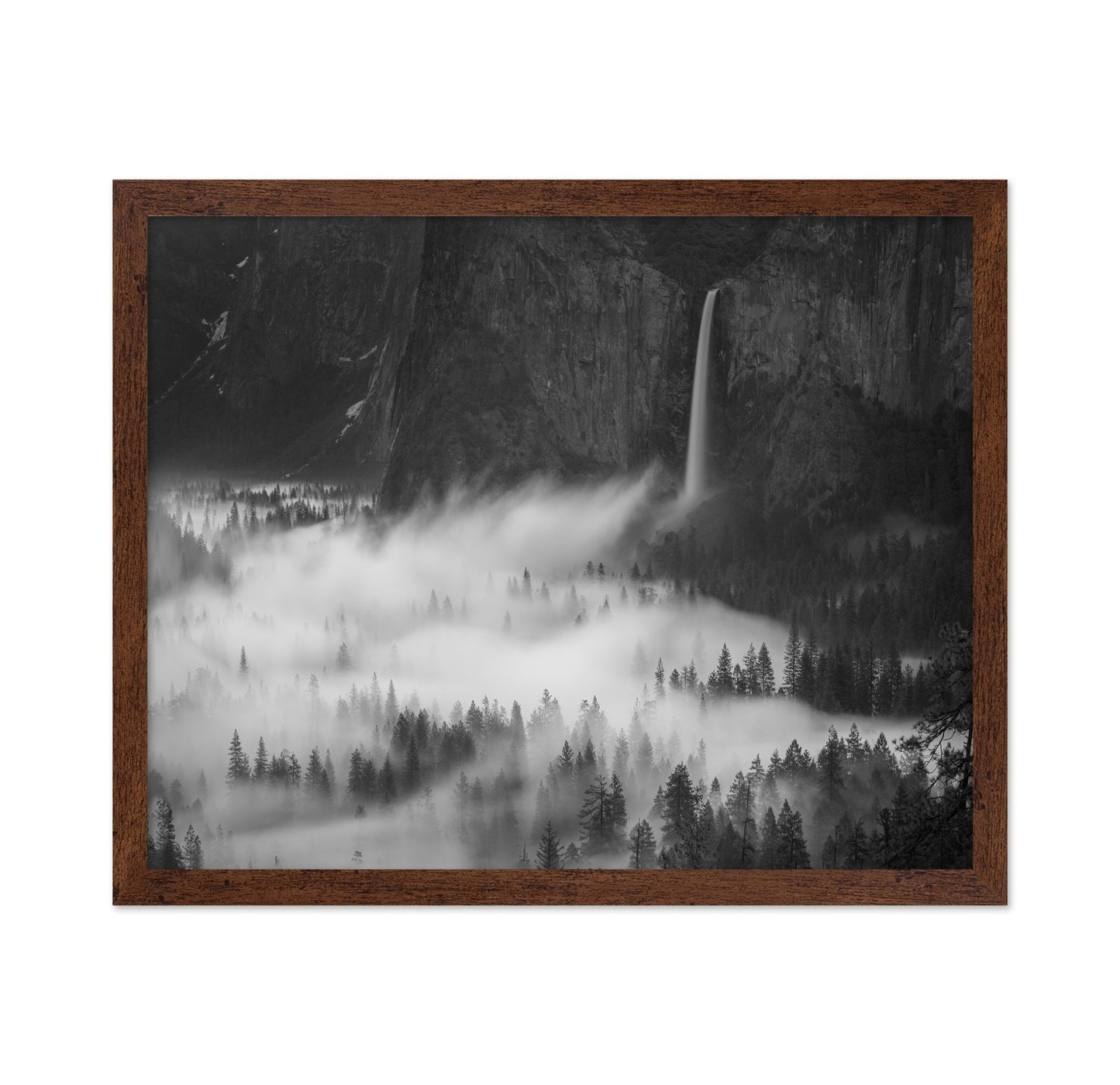 Misty Waterfall Valley