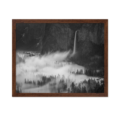 Misty Waterfall Valley