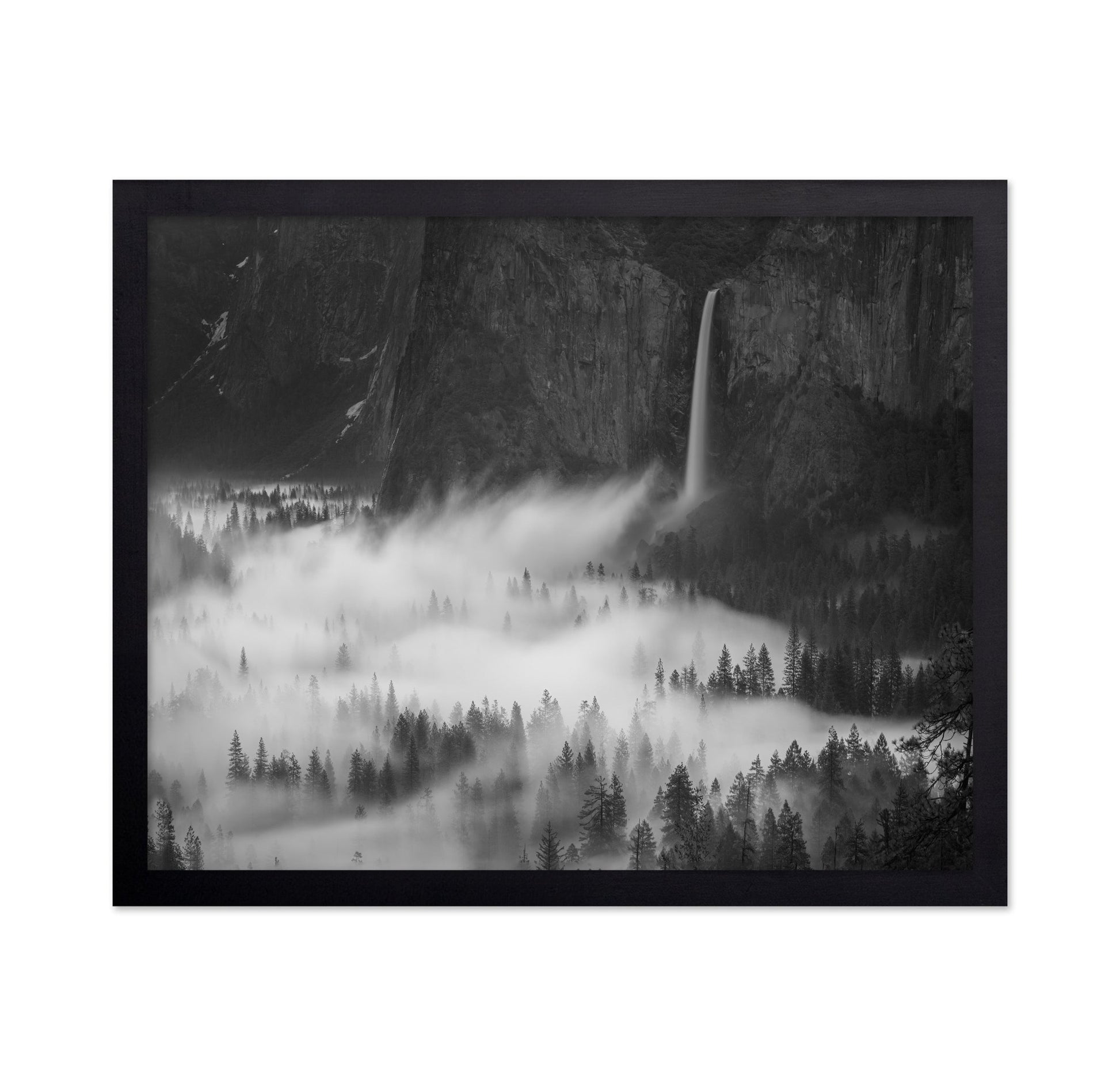 Misty Waterfall Valley