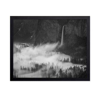 Misty Waterfall Valley
