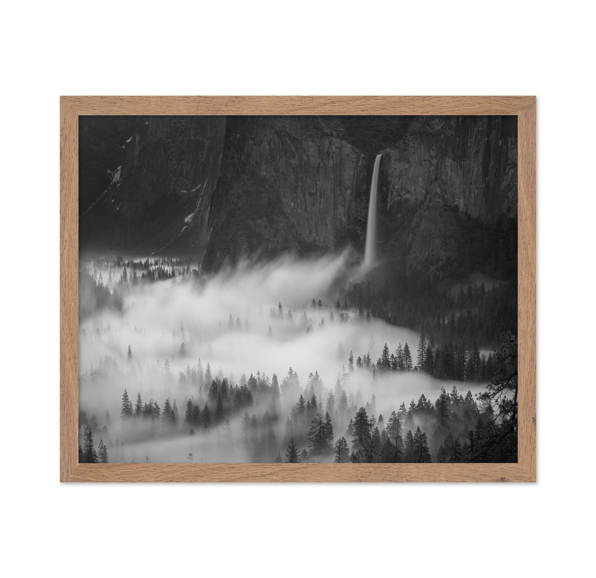 Misty Waterfall Valley