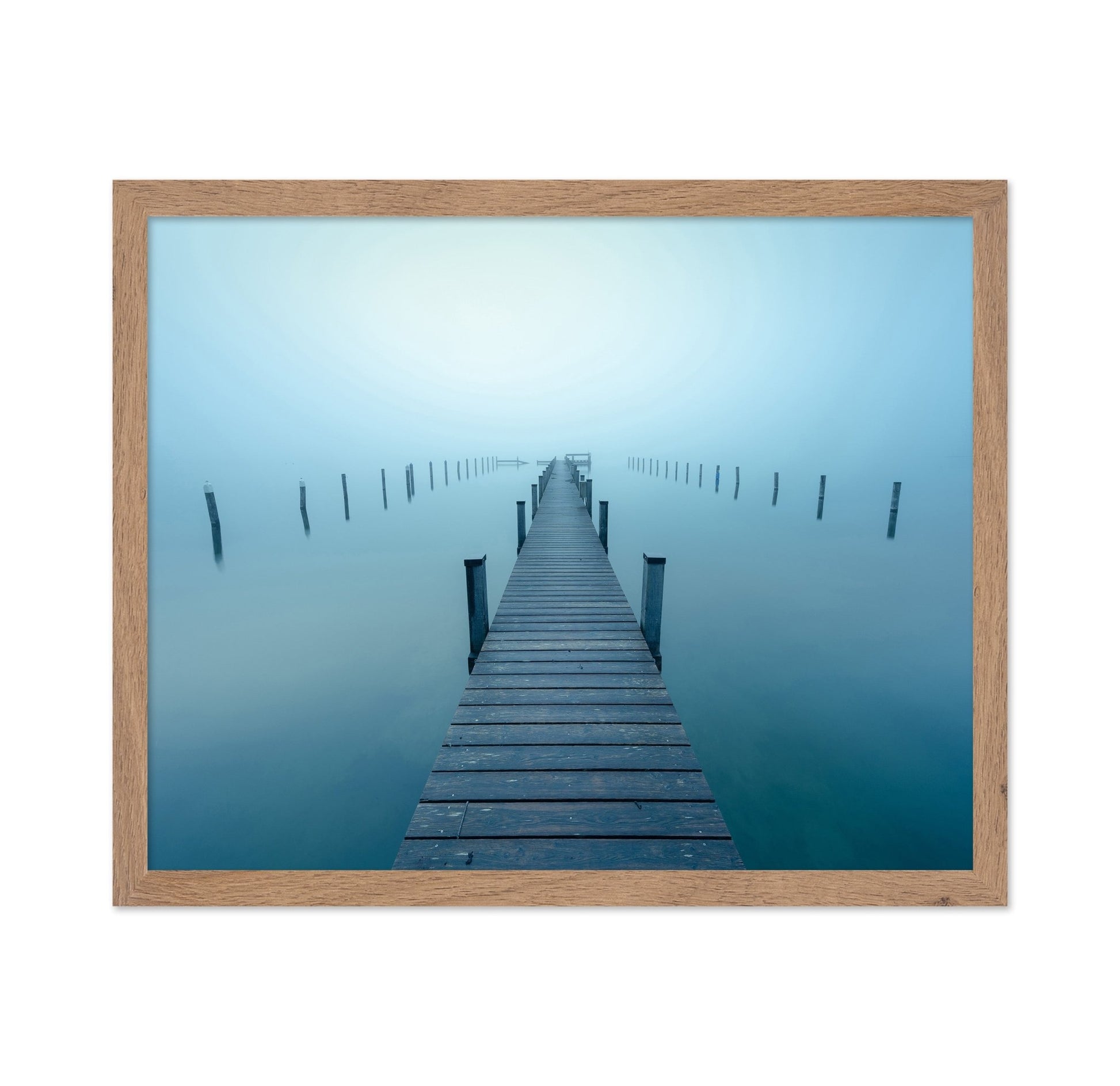 Foggy Pier Path