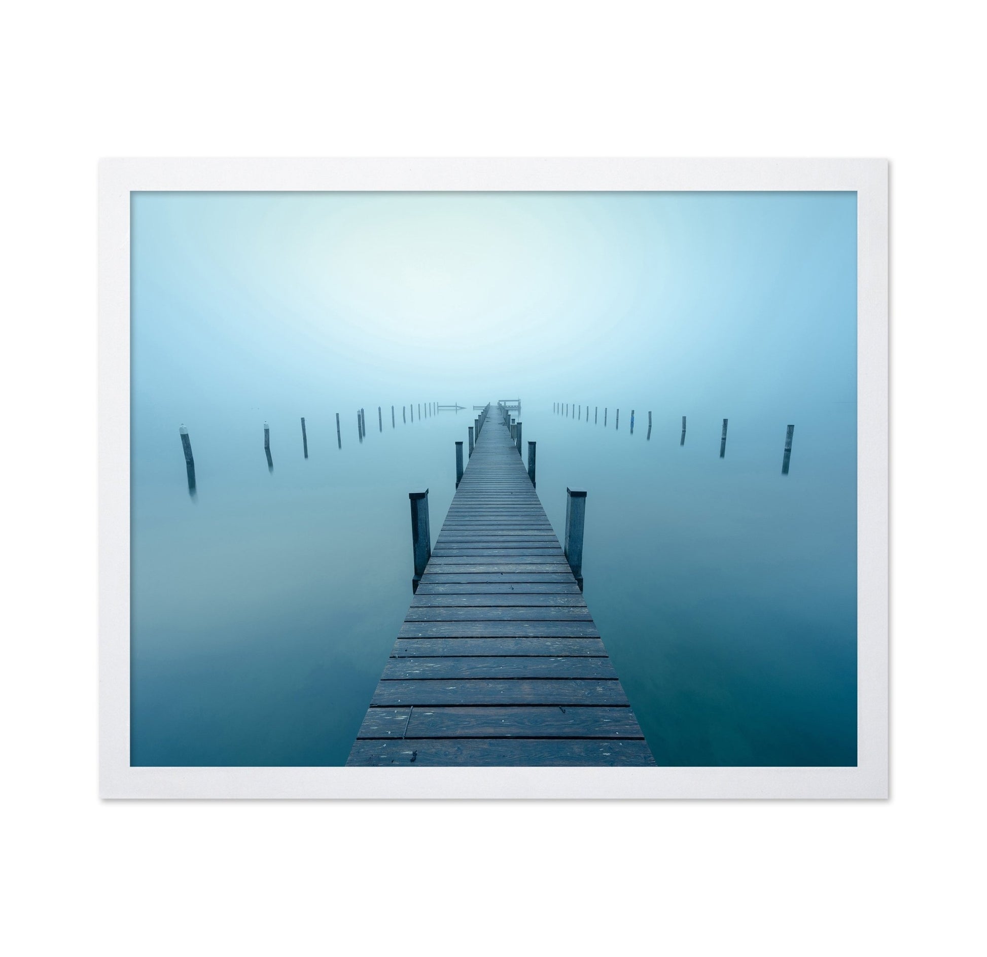 Foggy Pier Path