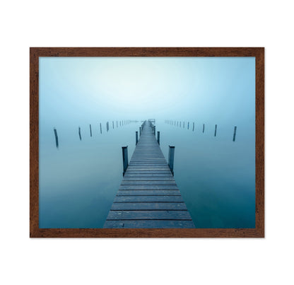 Foggy Pier Path
