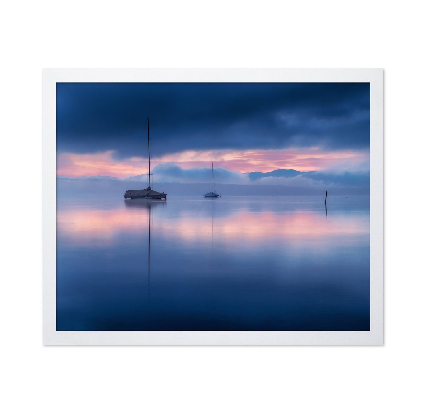 Serene Sailboats Mist