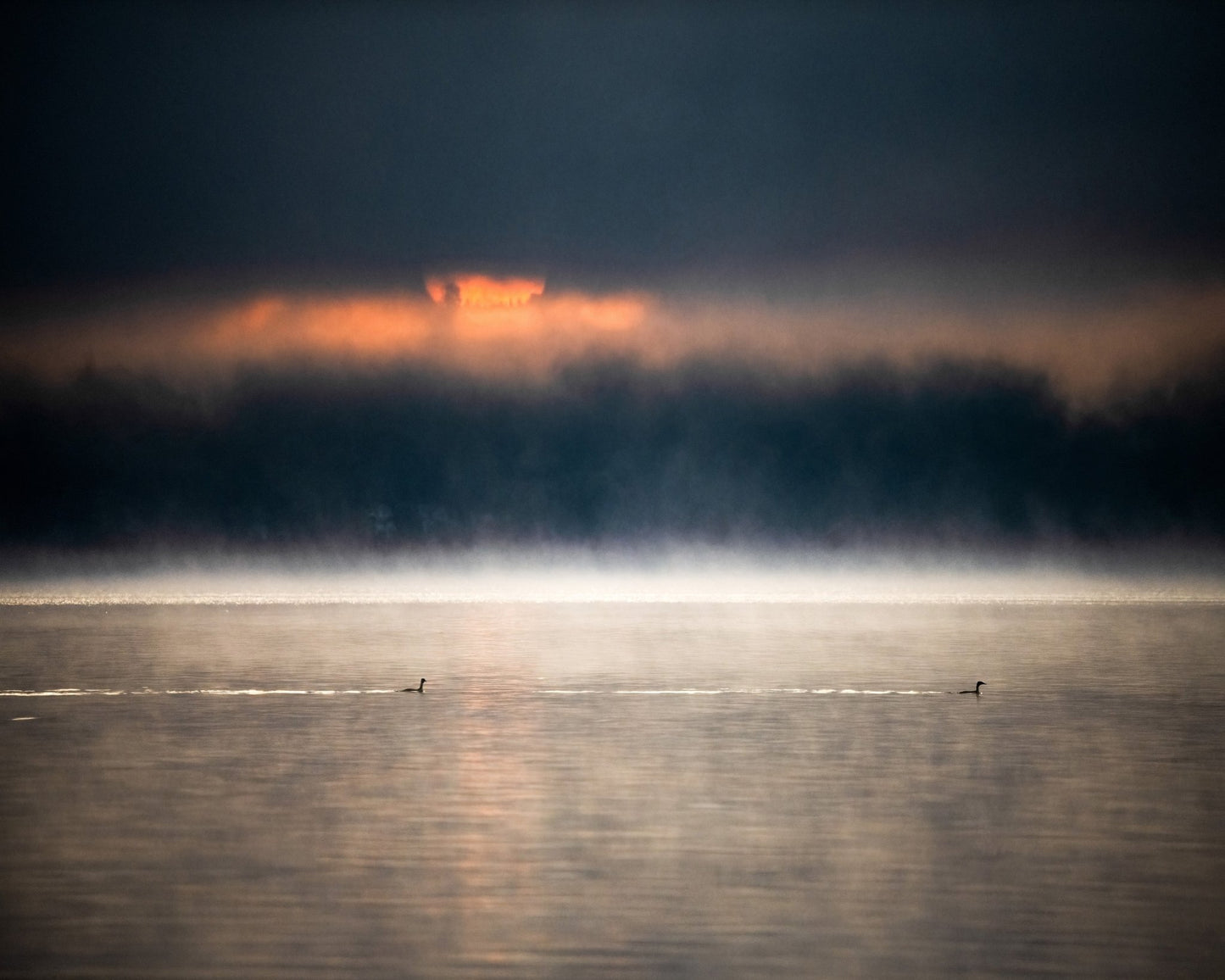 Misty Lake Sunrise No2
