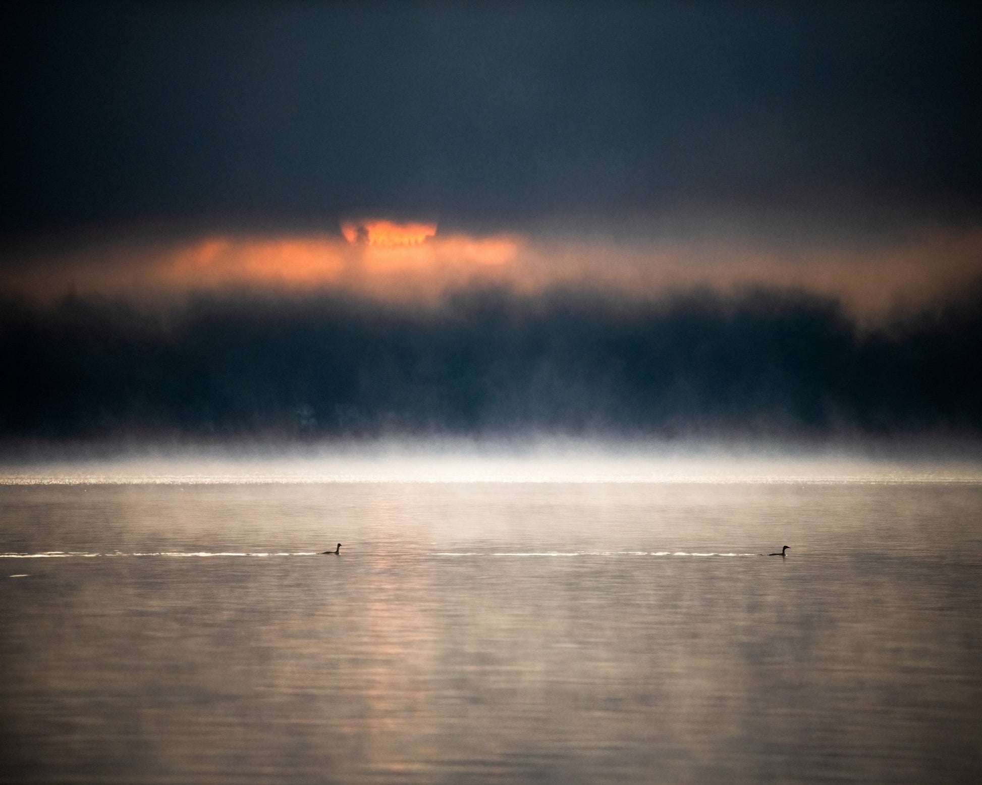 Misty Lake Sunrise No2