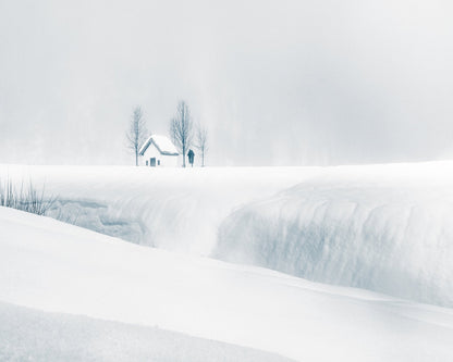 Snowy Chapel Silence