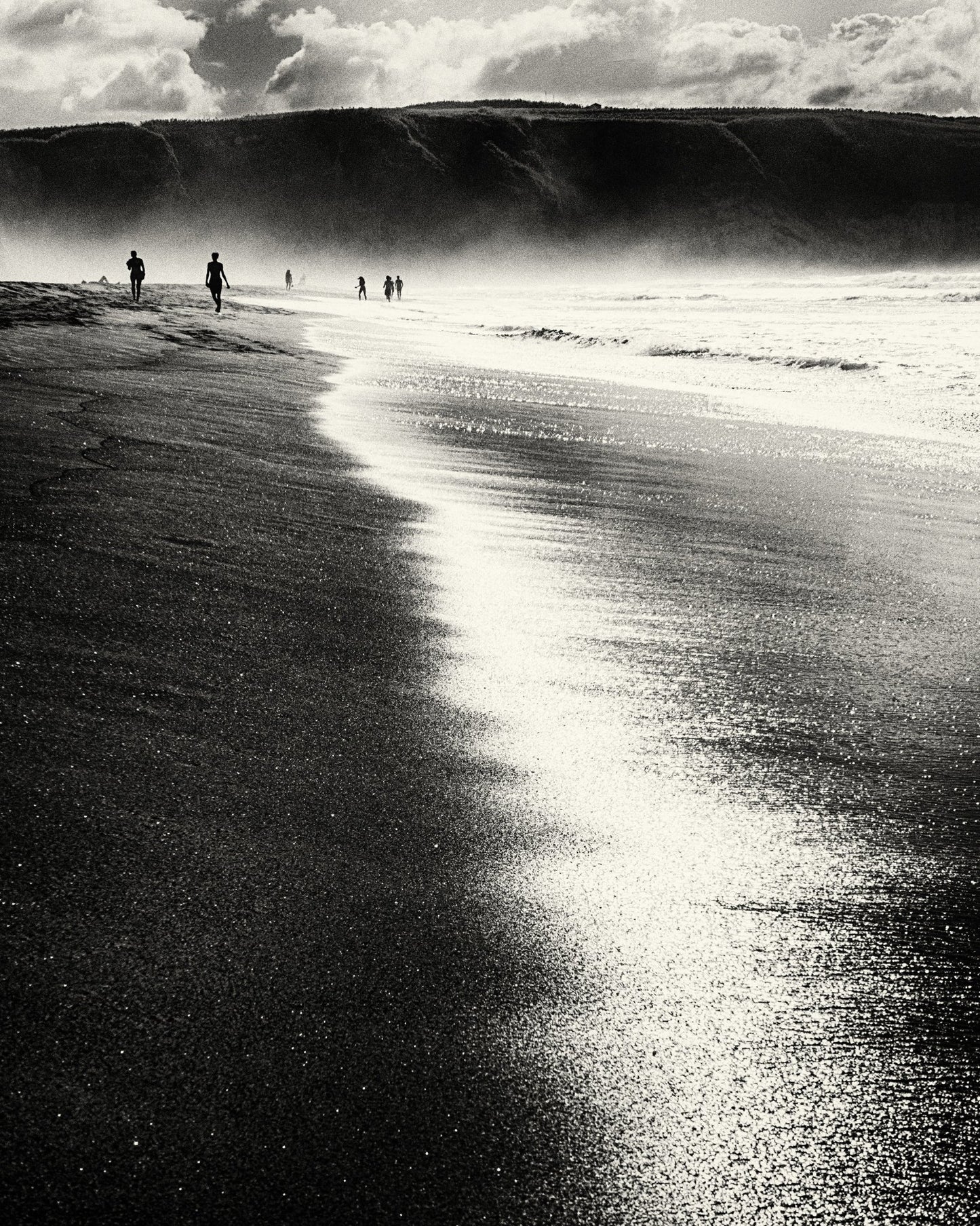 Black White Shoreline