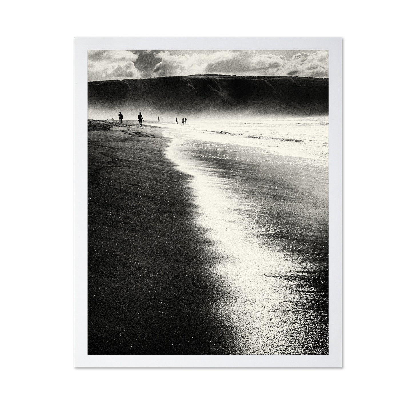 Black White Shoreline