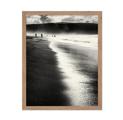 Black White Shoreline