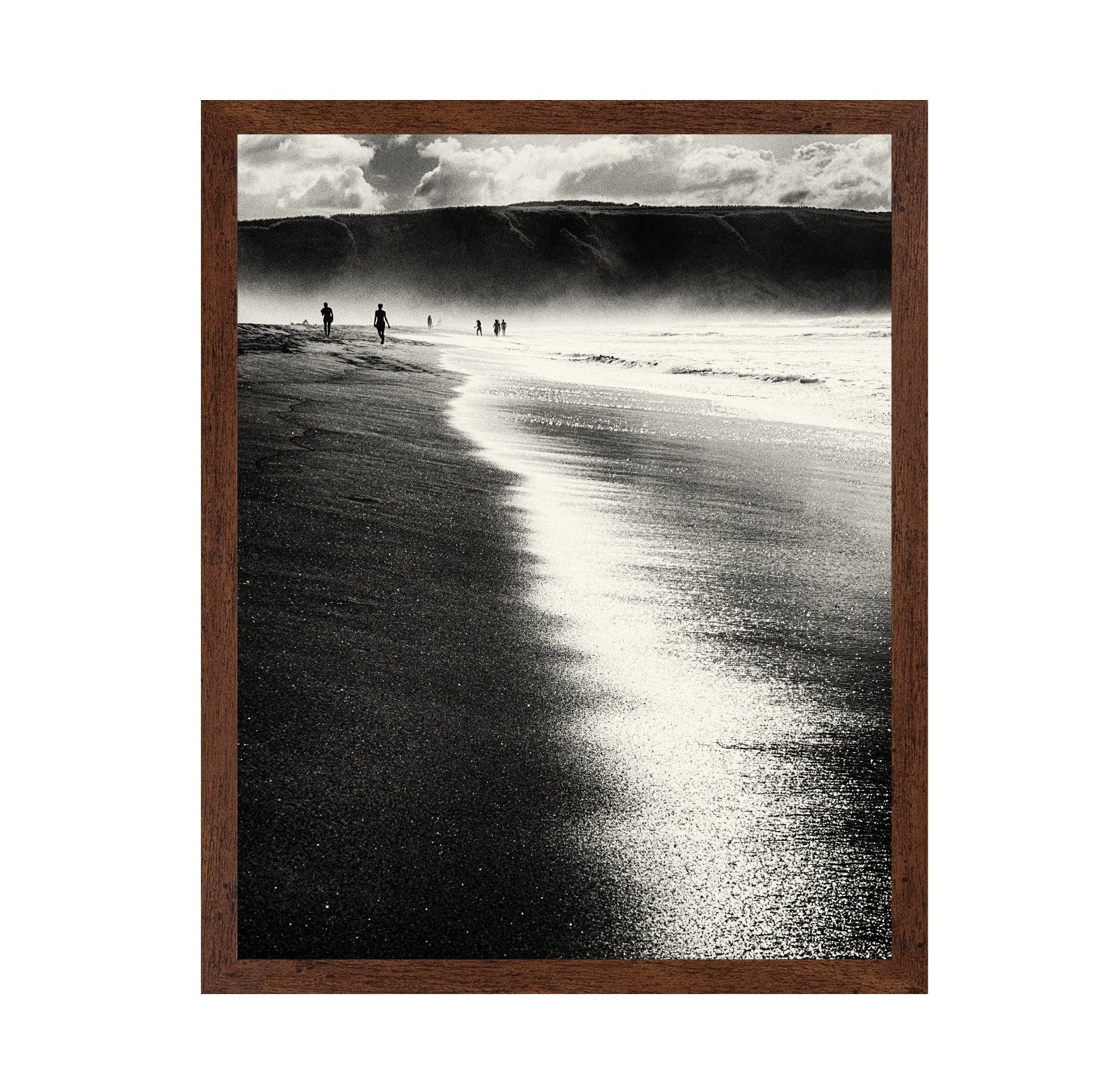 Black White Shoreline