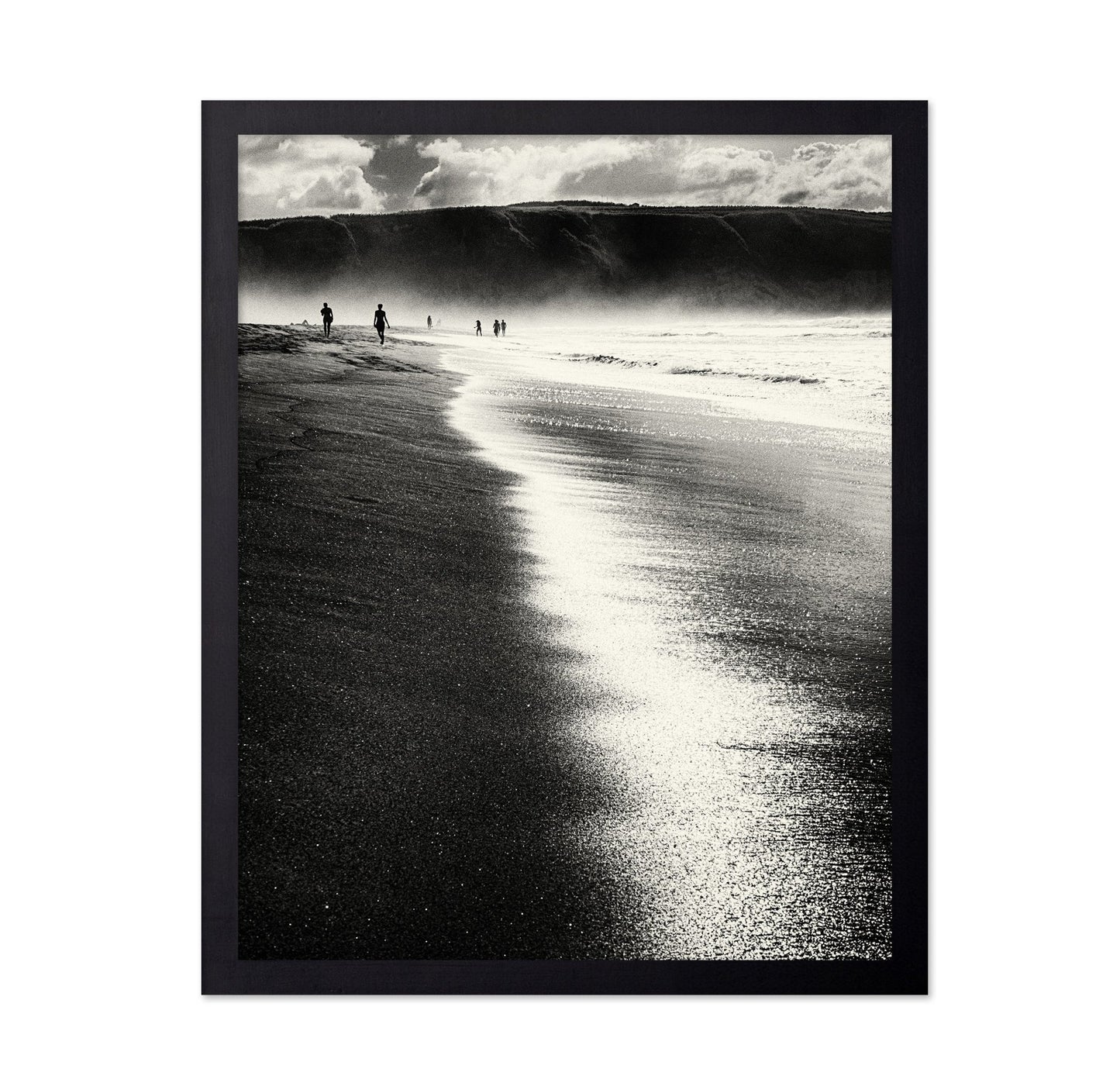 Black White Shoreline