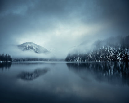 Misty Blue Lake