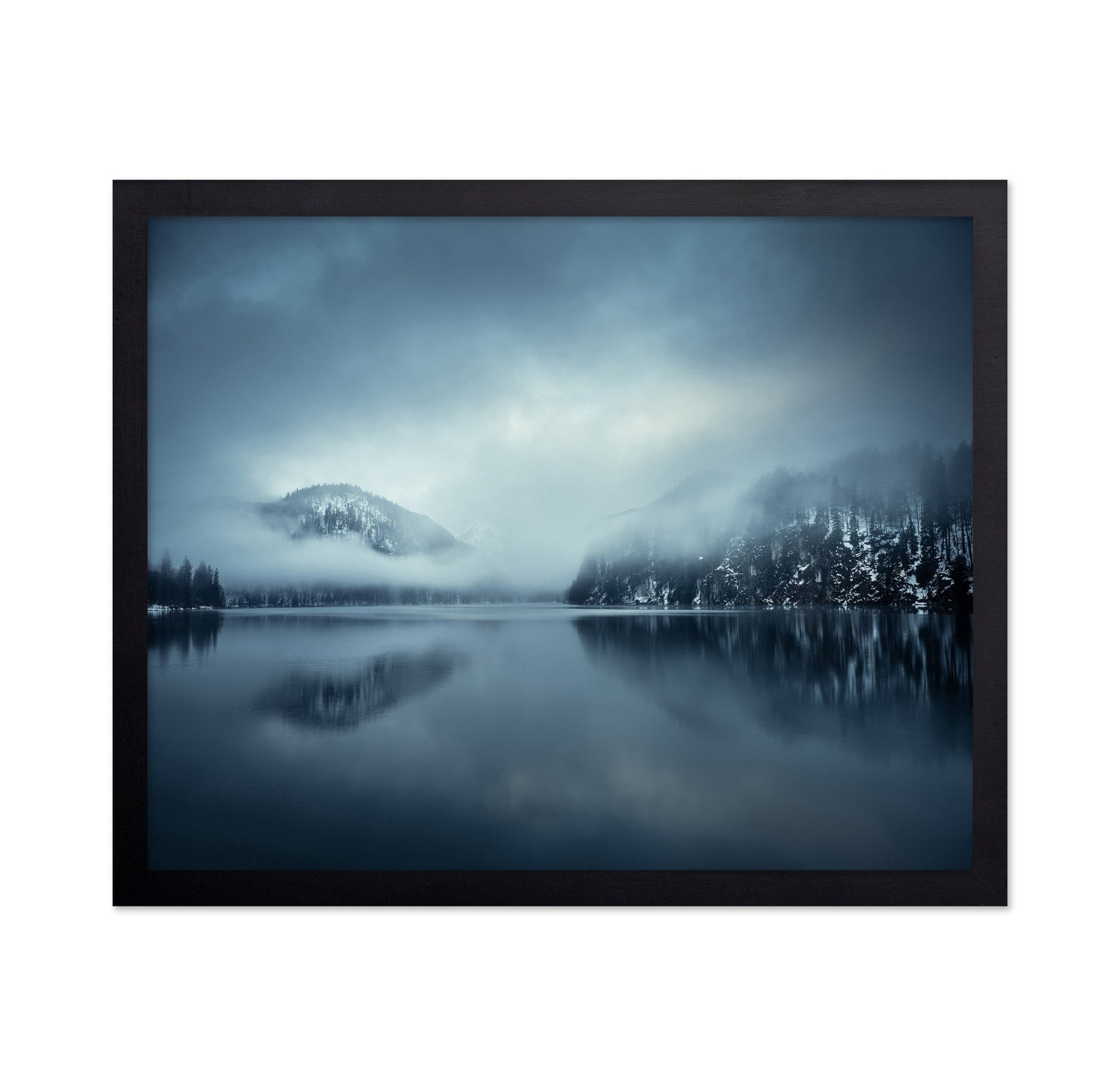 Misty Blue Lake