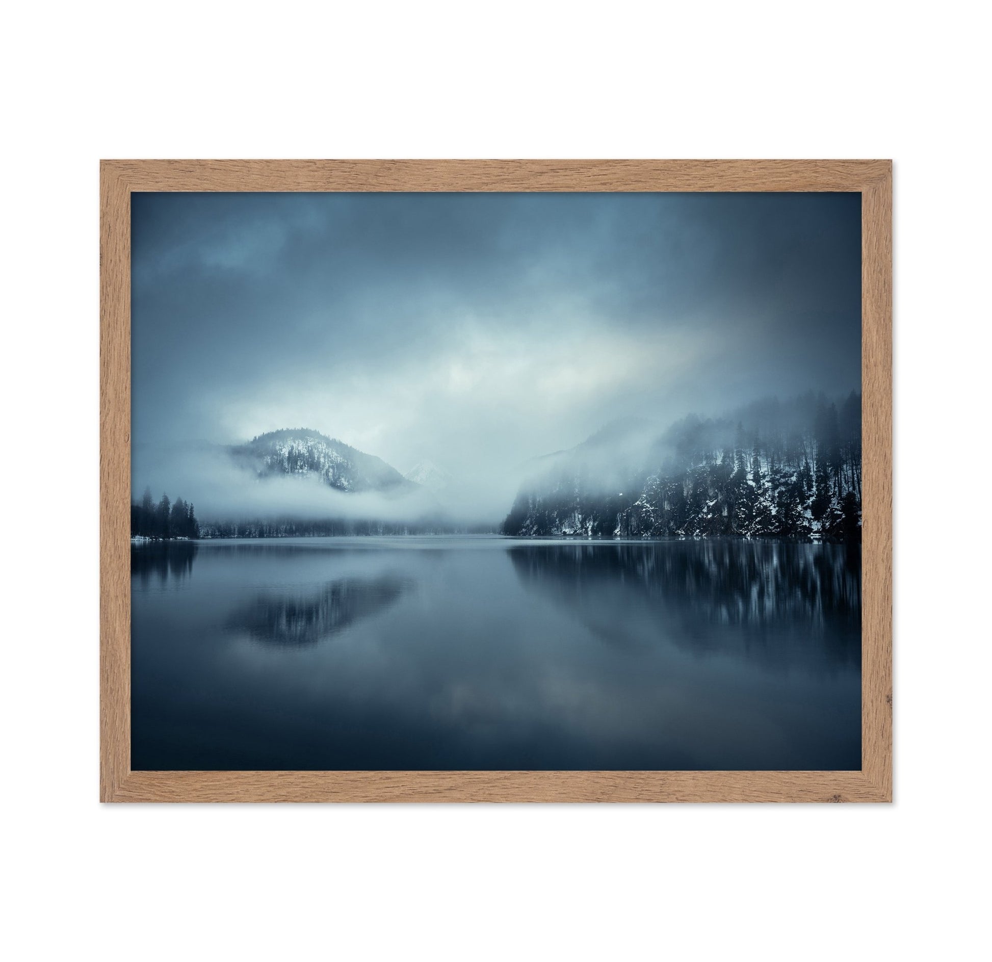 Misty Blue Lake