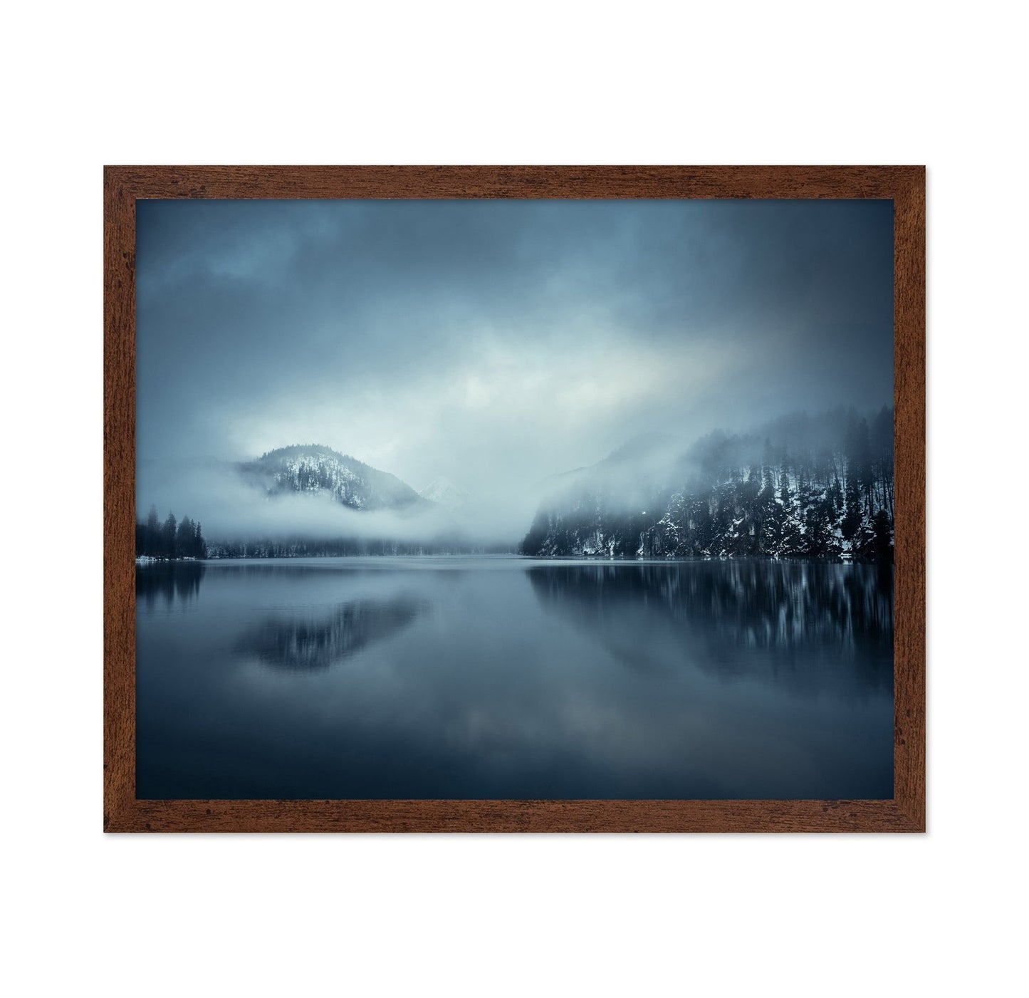 Misty Blue Lake