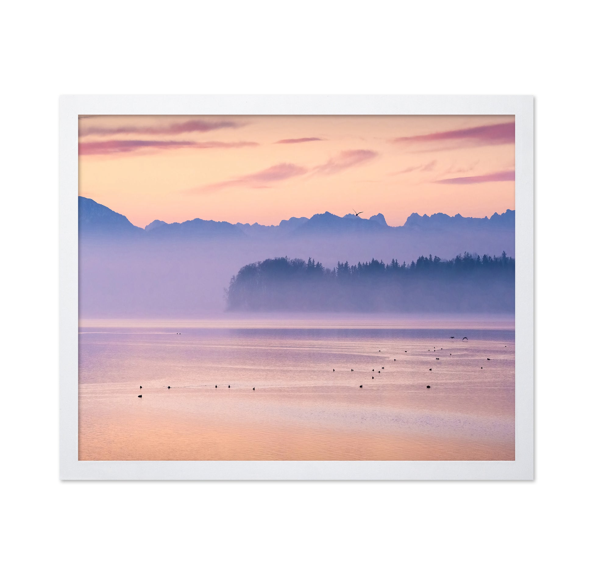 Misty Lake Horizon