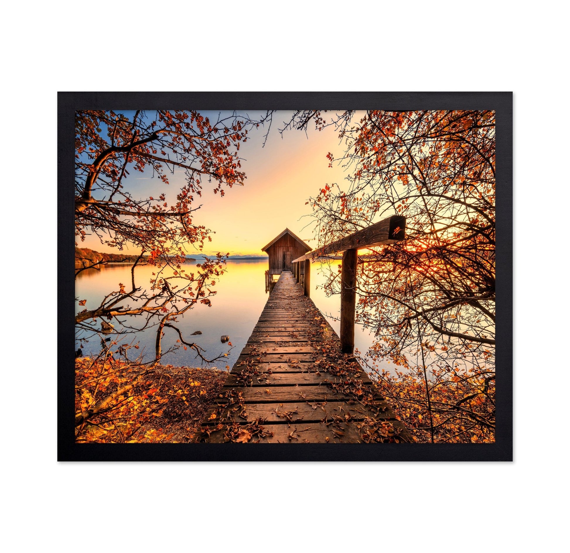 Autumn Lake Pier