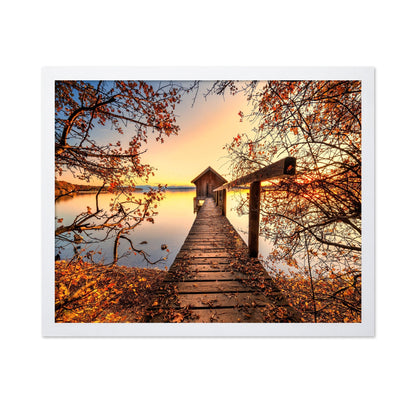 Autumn Lake Pier