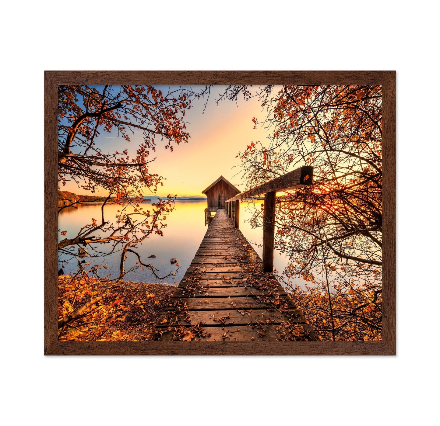 Autumn Lake Pier