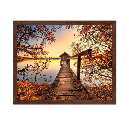 Autumn Lake Pier