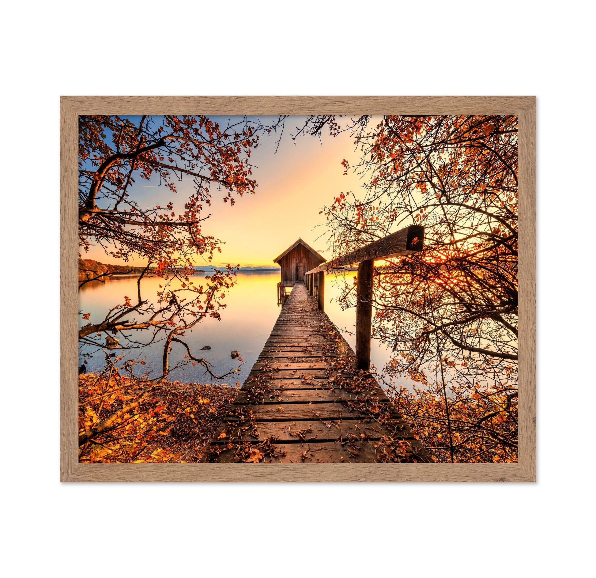 Autumn Lake Pier