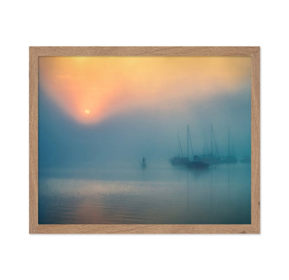 Foggy Harbor Dawn