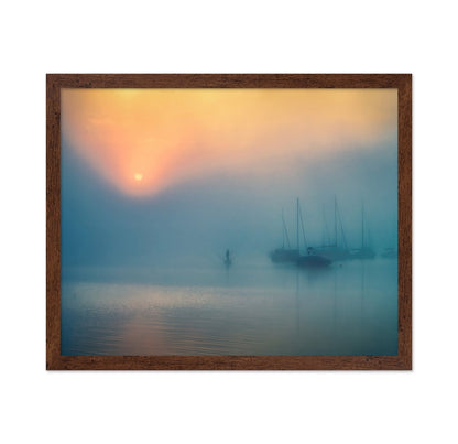Foggy Harbor Dawn