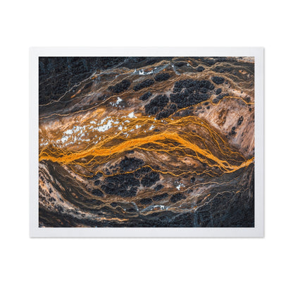 Golden River Abstract