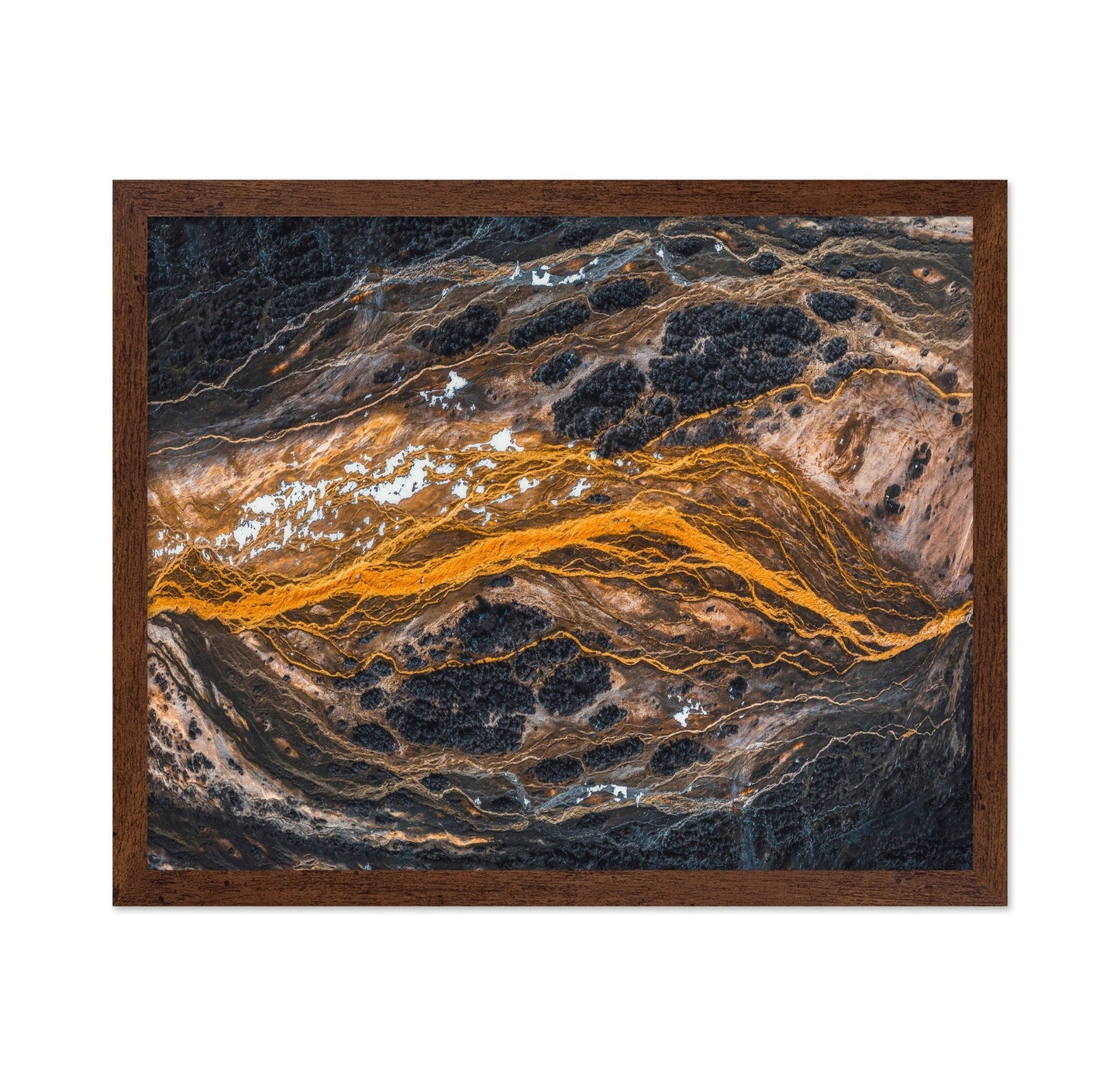 Golden River Abstract