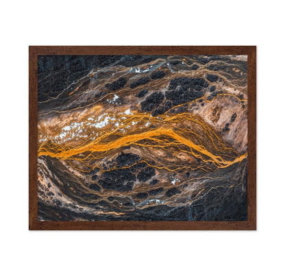 Golden River Abstract