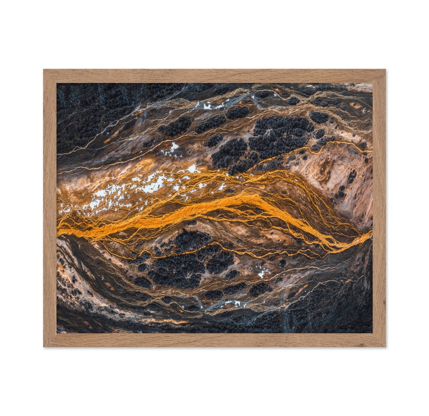 Golden River Abstract