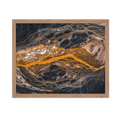 Golden River Abstract