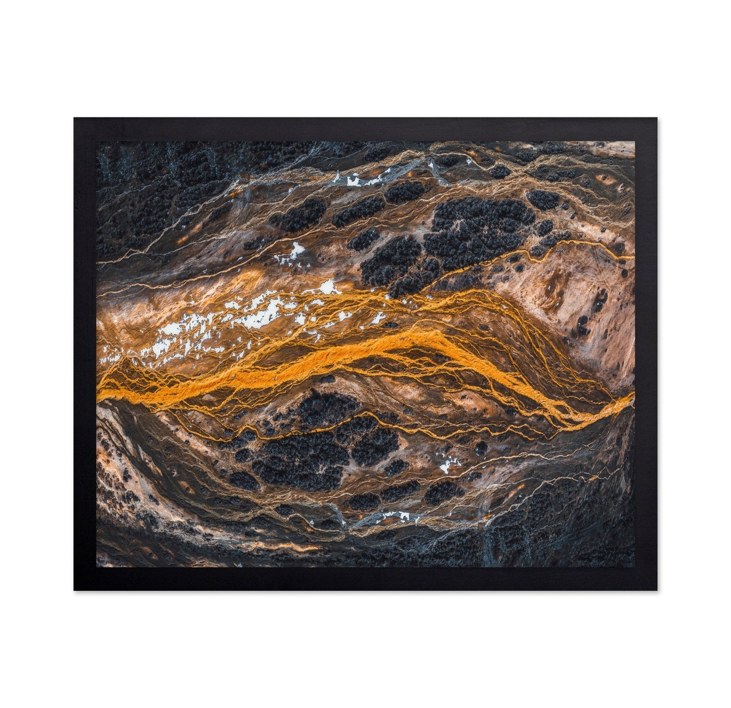 Golden River Abstract