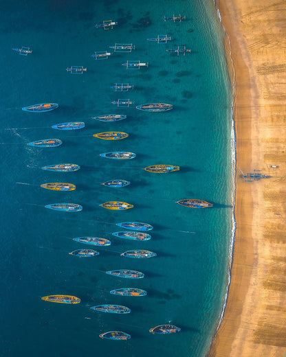 Boats Along Shore