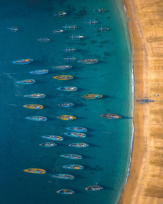 Boats Along Shore