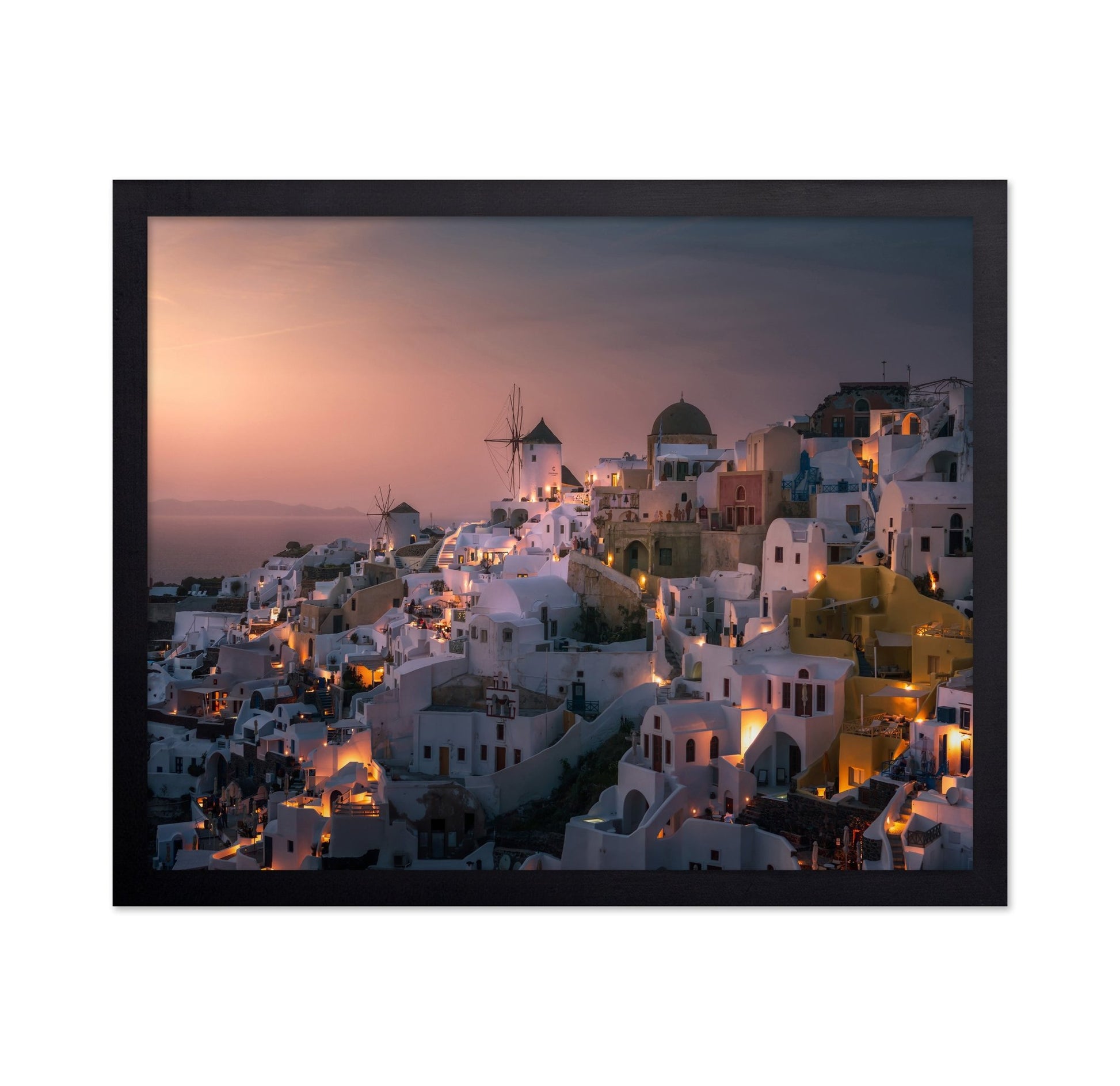 Santorini Evening Glow