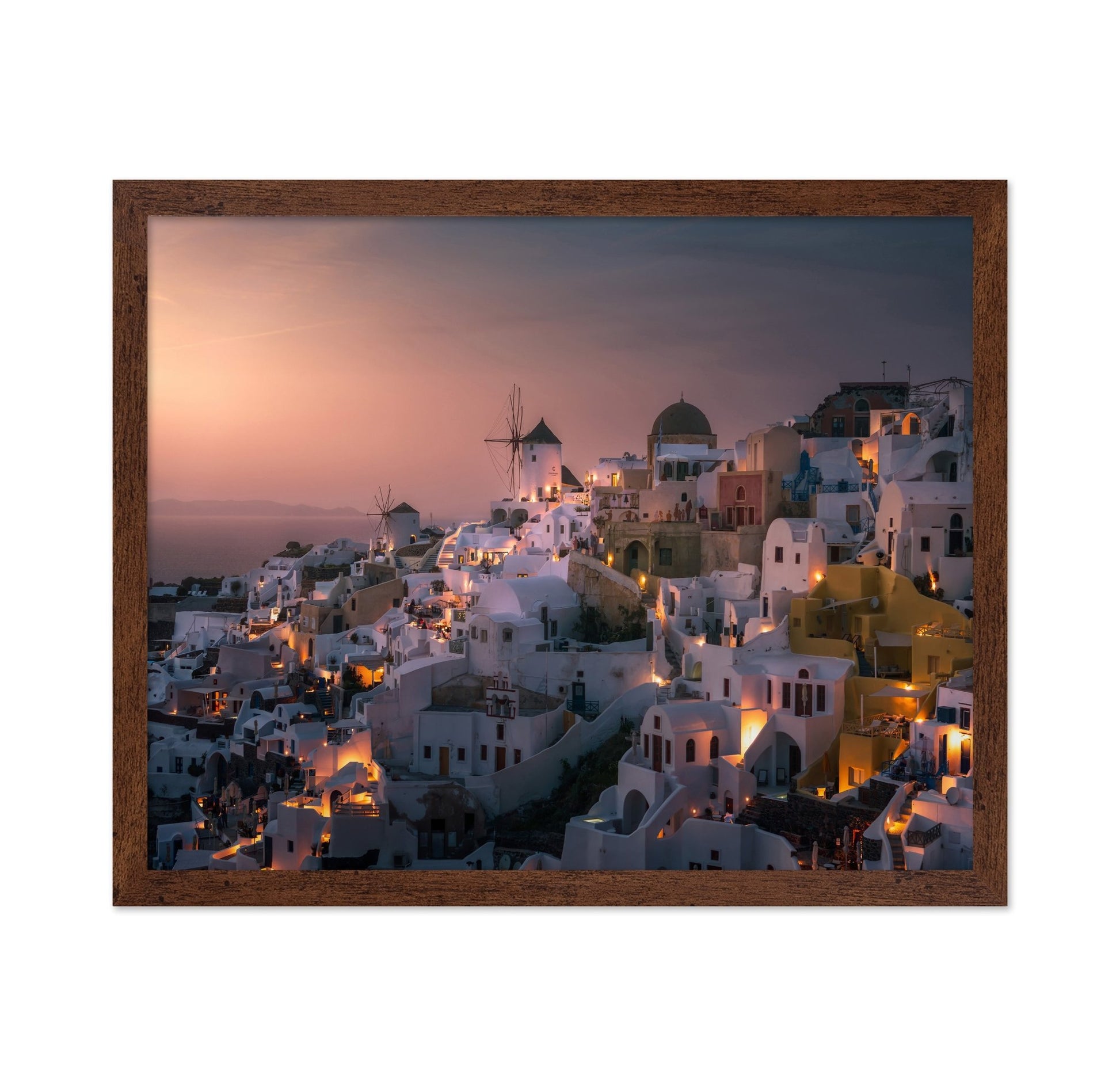 Santorini Evening Glow