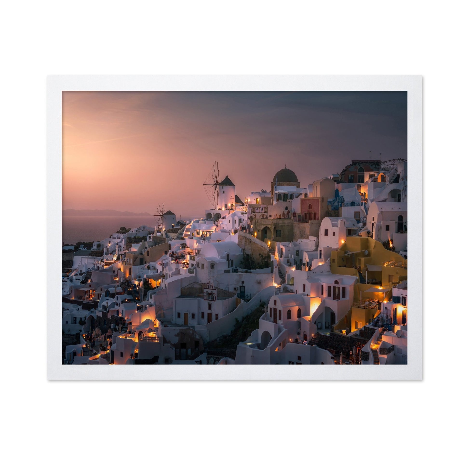 Santorini Evening Glow