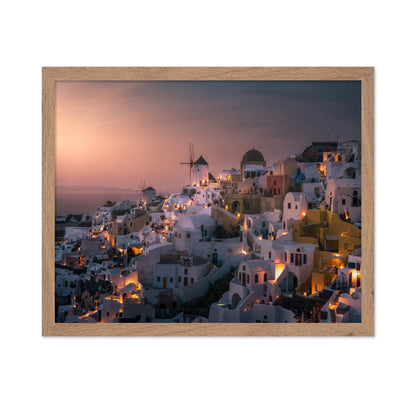 Santorini Evening Glow