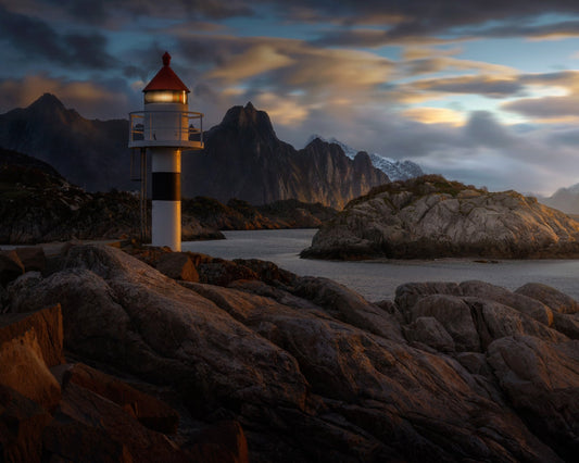 Coastal Lighthouse Glow