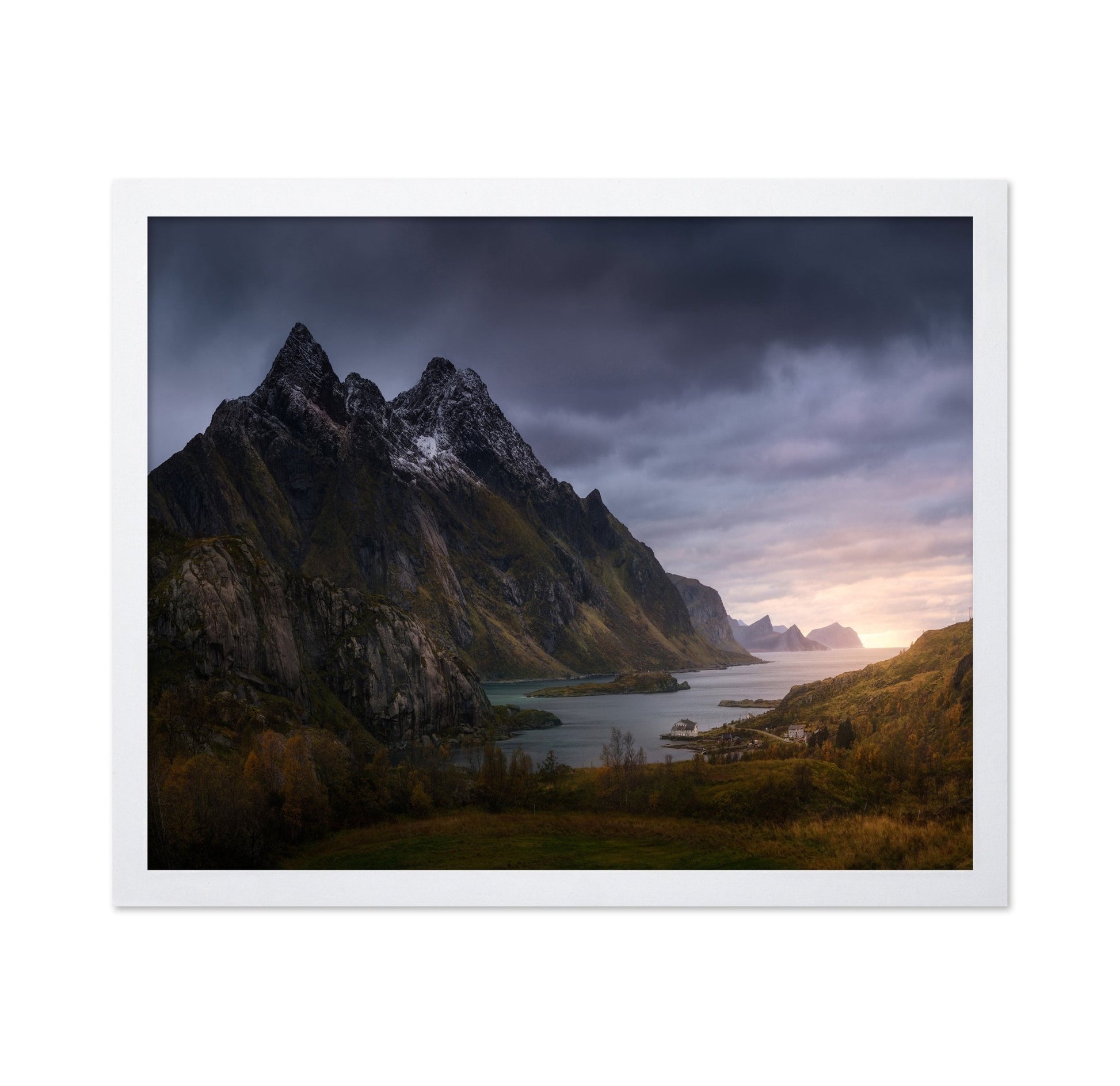 Fjord Mountain Sunset