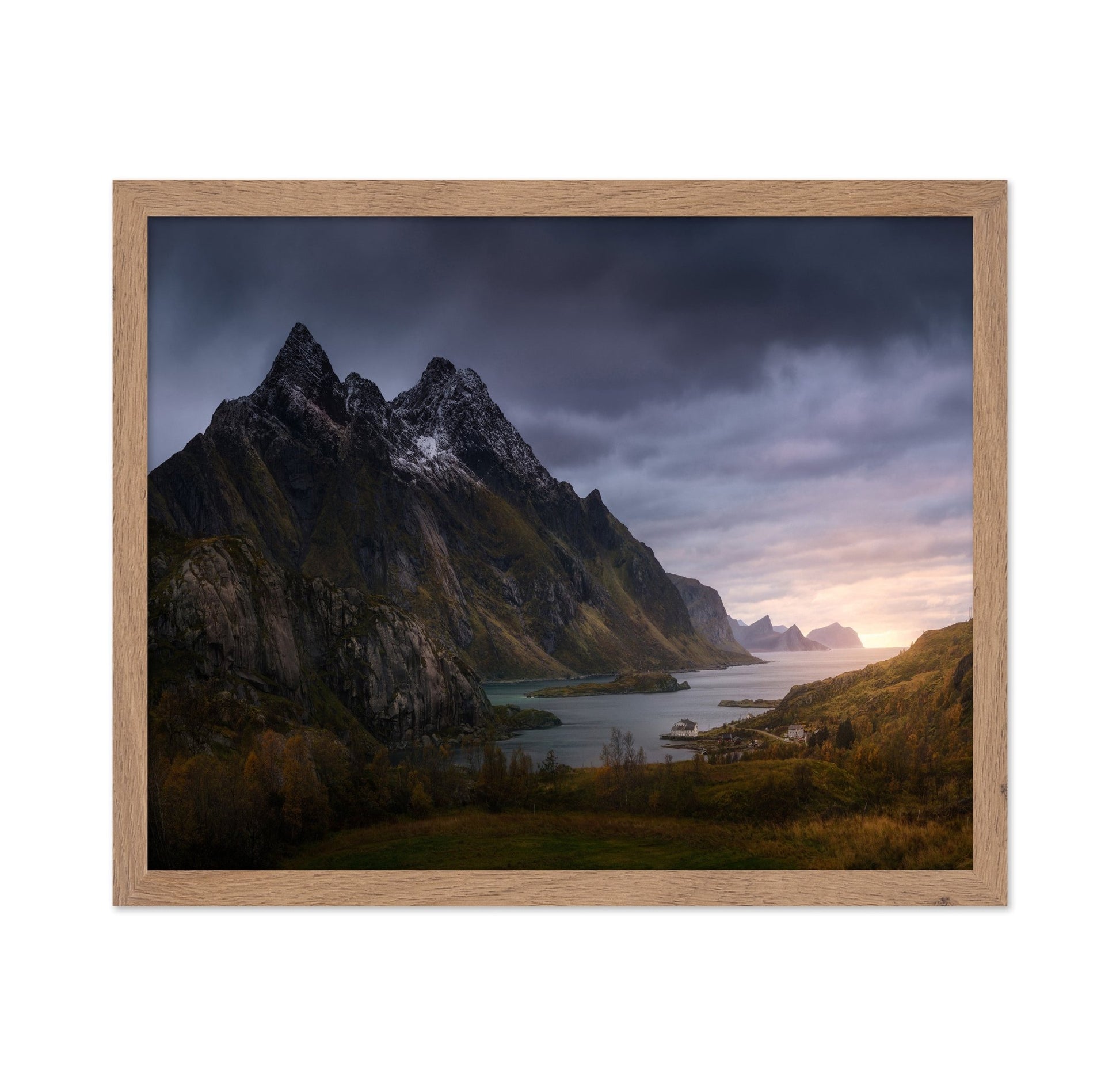 Fjord Mountain Sunset