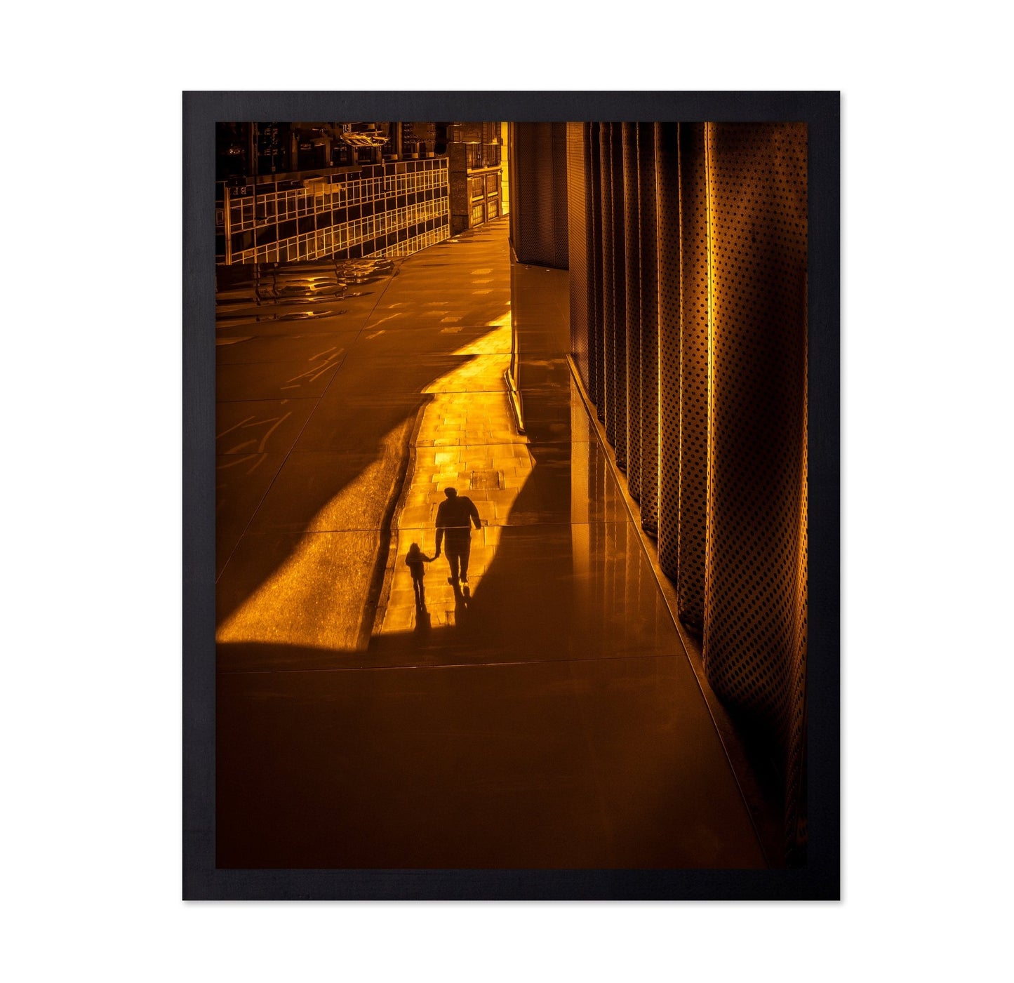 Golden Walk Shadows