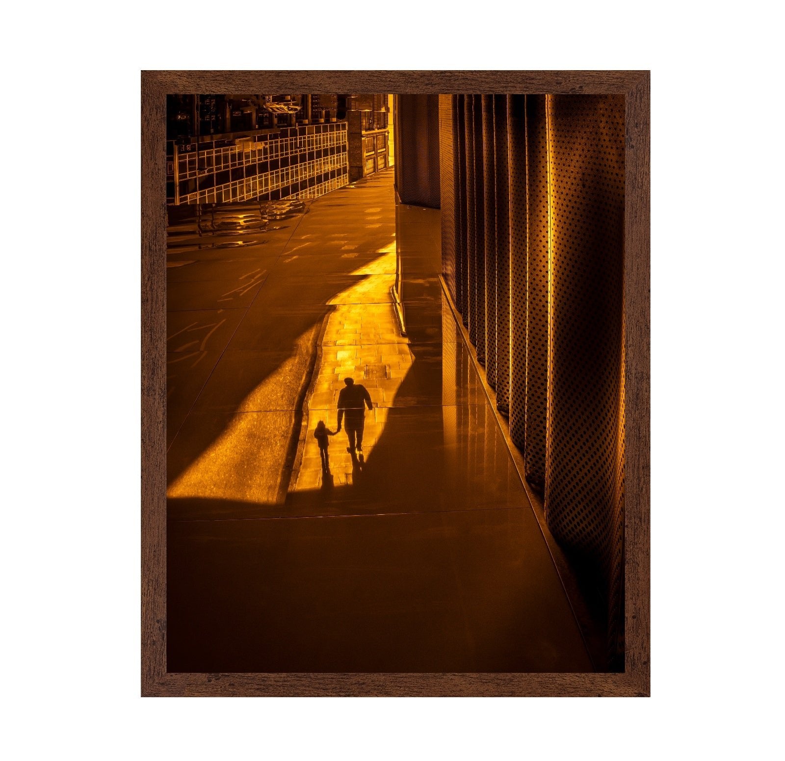 Golden Walk Shadows