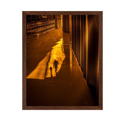 Golden Walk Shadows