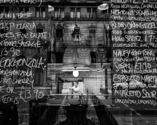 Bistro Window Reflections